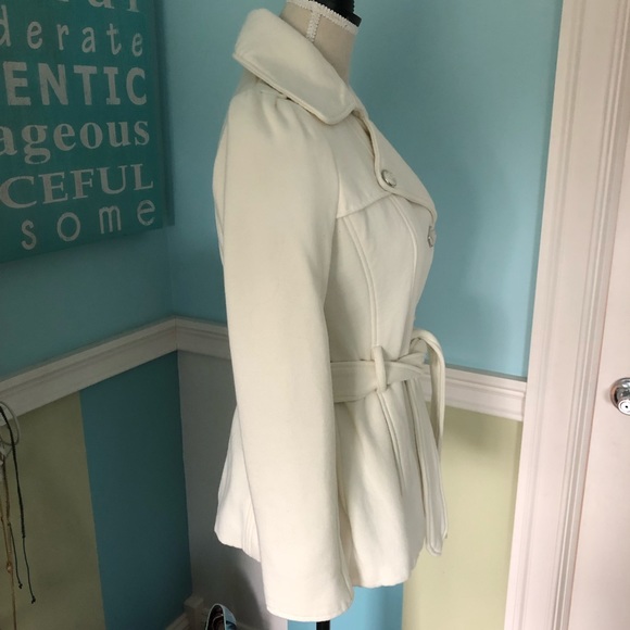 Kenneth Cole Reaction Cotton PeaCoat w/many detail - Picture 3 of 8